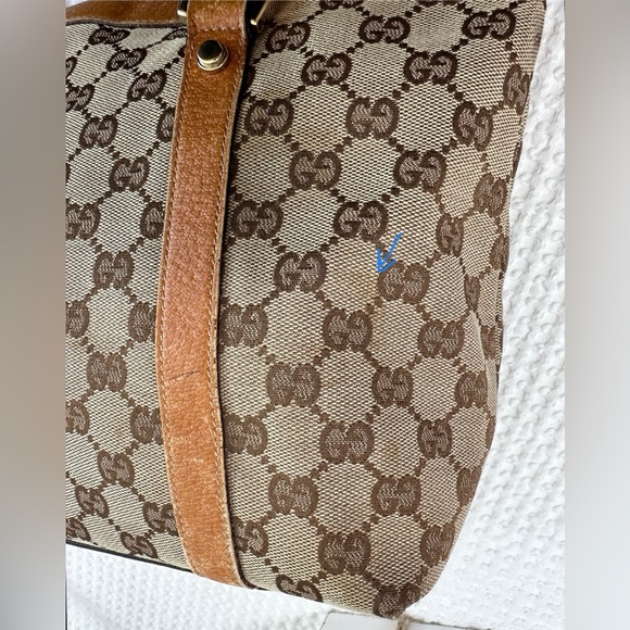 🤎Gucci Abbey Monogram Zip Tote-has wear - Picture 10 of 15